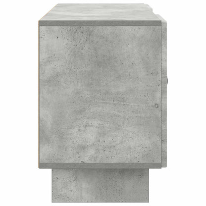 vidaXL TV Cabinet 102 x 34.5 x 50 cm Concrete Grey Engineered Wood