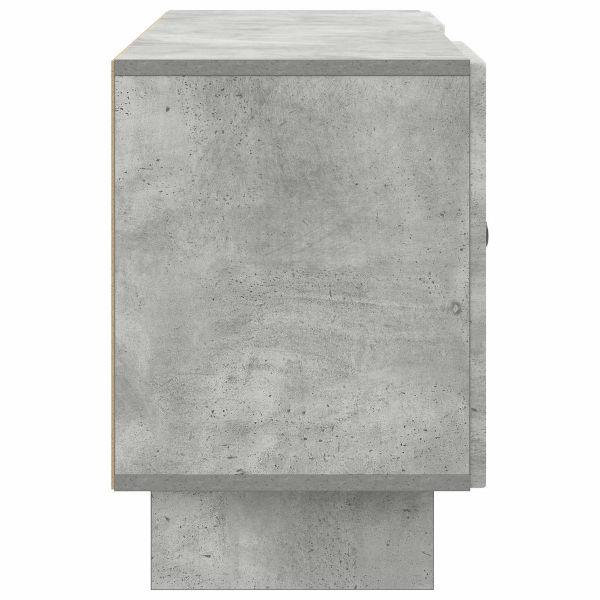 vidaXL TV Cabinet 102 x 34.5 x 50 cm Concrete Grey Engineered Wood