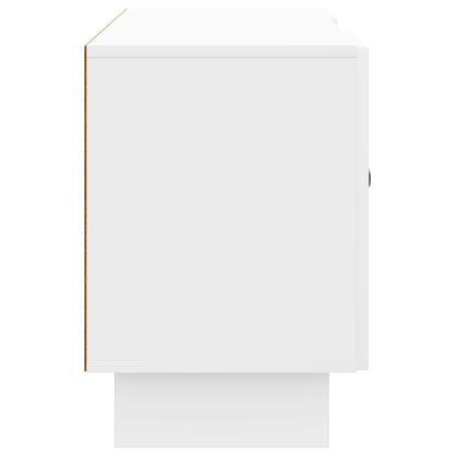 vidaXL TV Cabinet 102 x 34.5 x 50 cm High Gloss White Engineered Wood