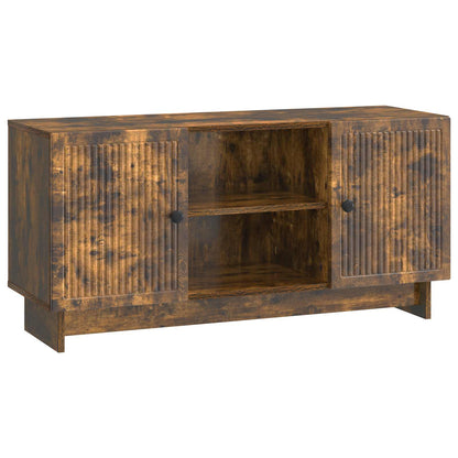 vidaXL TV Cabinet 102 x 34.5 x 50 cm Smoked Oak Engineered Wood