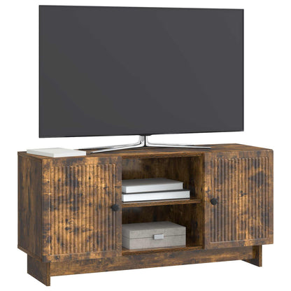 vidaXL TV Cabinet 102 x 34.5 x 50 cm Smoked Oak Engineered Wood