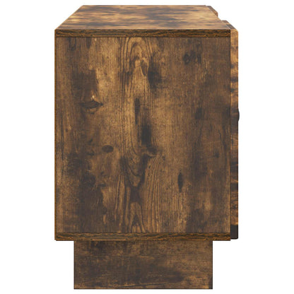 vidaXL TV Cabinet 102 x 34.5 x 50 cm Smoked Oak Engineered Wood