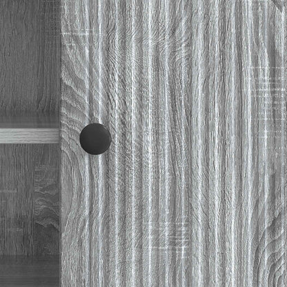 vidaXL TV Cabinet 102 x 34.5 x 50 cm Grey Sonoma Engineered Wood