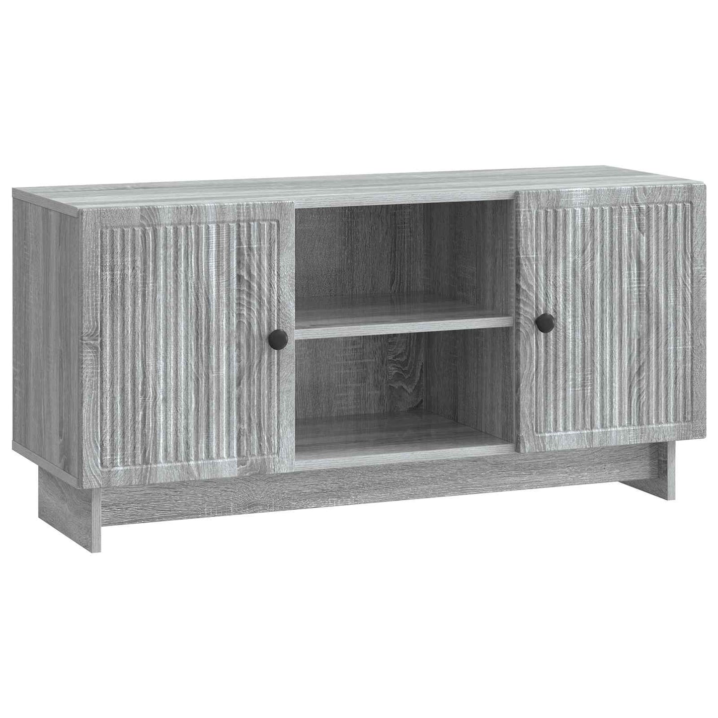 vidaXL TV Cabinet 102 x 34.5 x 50 cm Grey Sonoma Engineered Wood