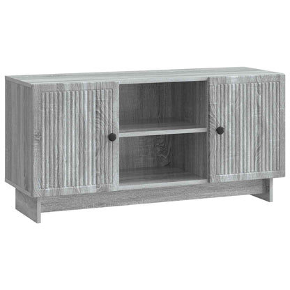 vidaXL TV Cabinet 102 x 34.5 x 50 cm Grey Sonoma Engineered Wood