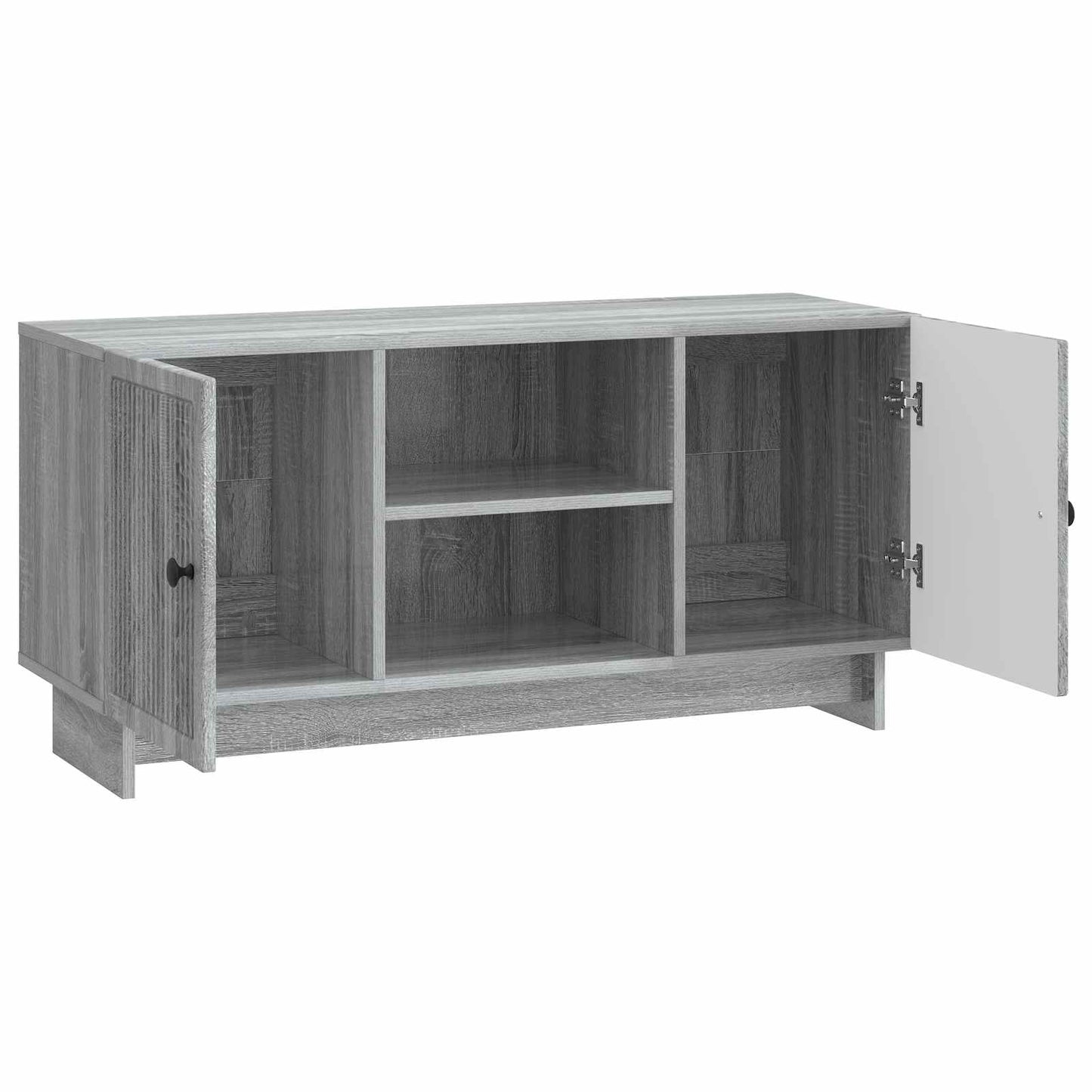 vidaXL TV Cabinet 102 x 34.5 x 50 cm Grey Sonoma Engineered Wood