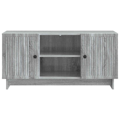 vidaXL TV Cabinet 102 x 34.5 x 50 cm Grey Sonoma Engineered Wood