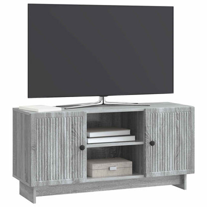 vidaXL TV Cabinet 102 x 34.5 x 50 cm Grey Sonoma Engineered Wood