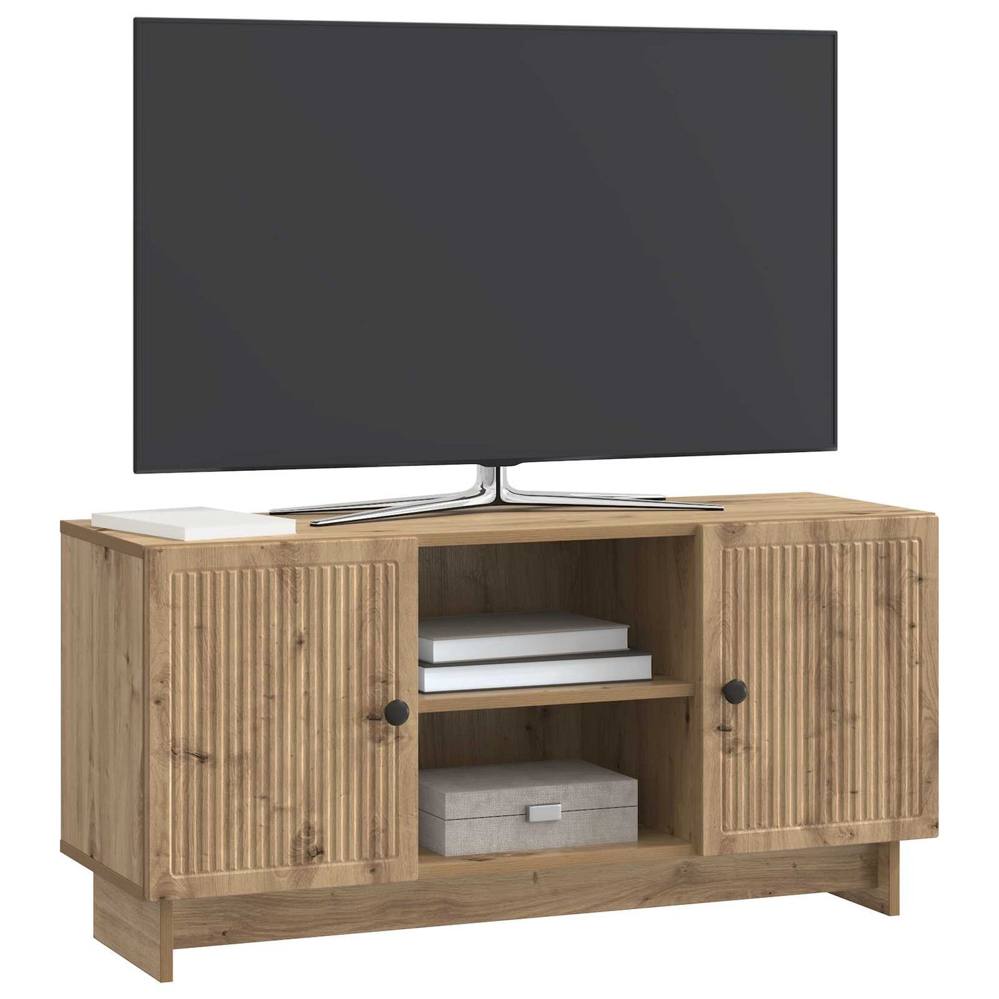 vidaXL TV Cabinet 102 x 34.5 x 50 cm Artisan Oak Engineered Wood