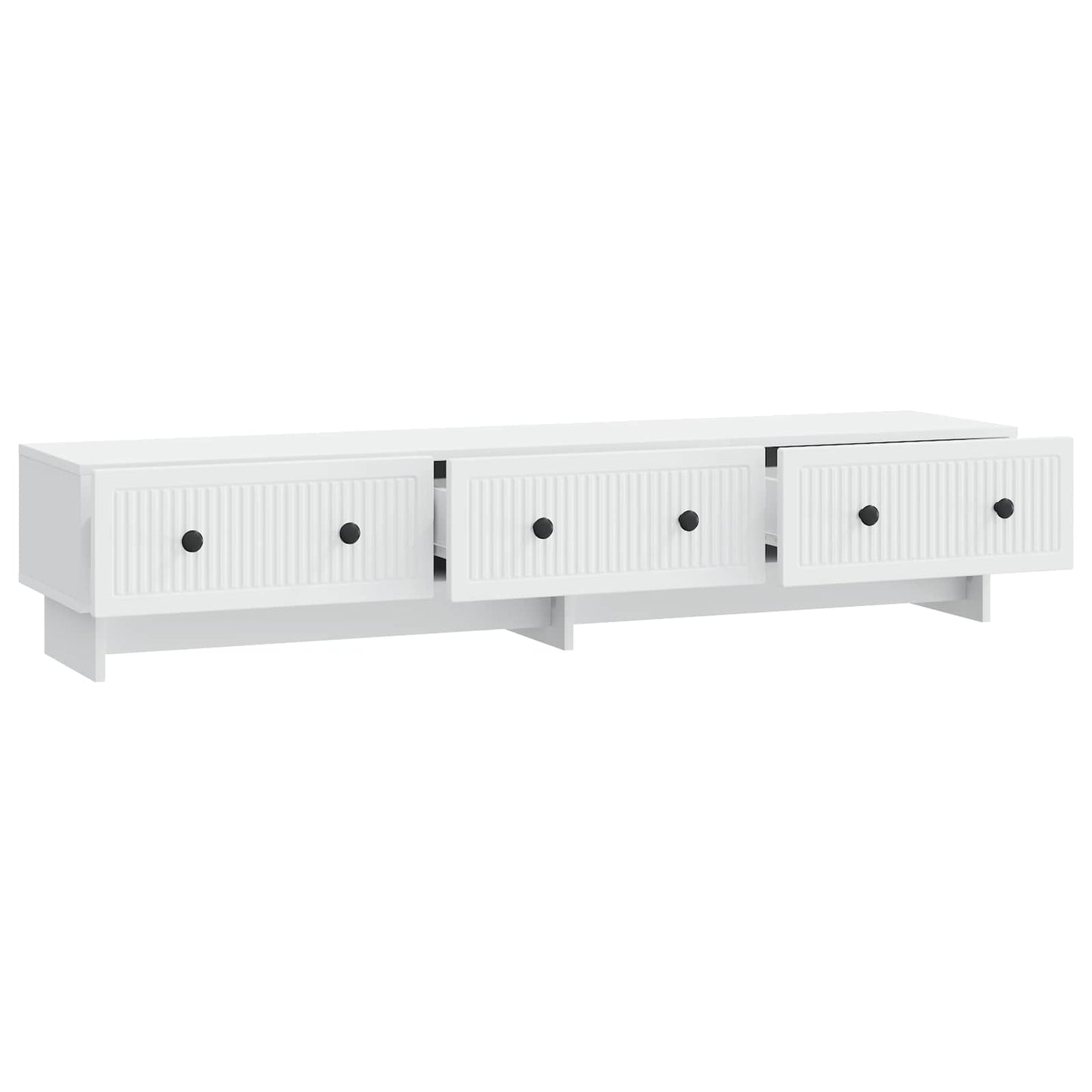 vidaXL TV Cabinet with Drawer White 147 x 34.5 x 30 cm Engineered Wood