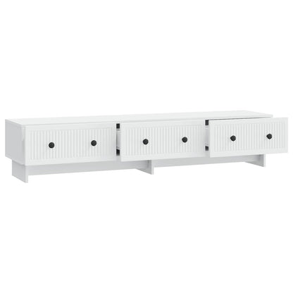 vidaXL TV Cabinet with Drawer White 147 x 34.5 x 30 cm Engineered Wood