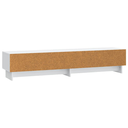 vidaXL TV Cabinet with Drawer White 147 x 34.5 x 30 cm Engineered Wood