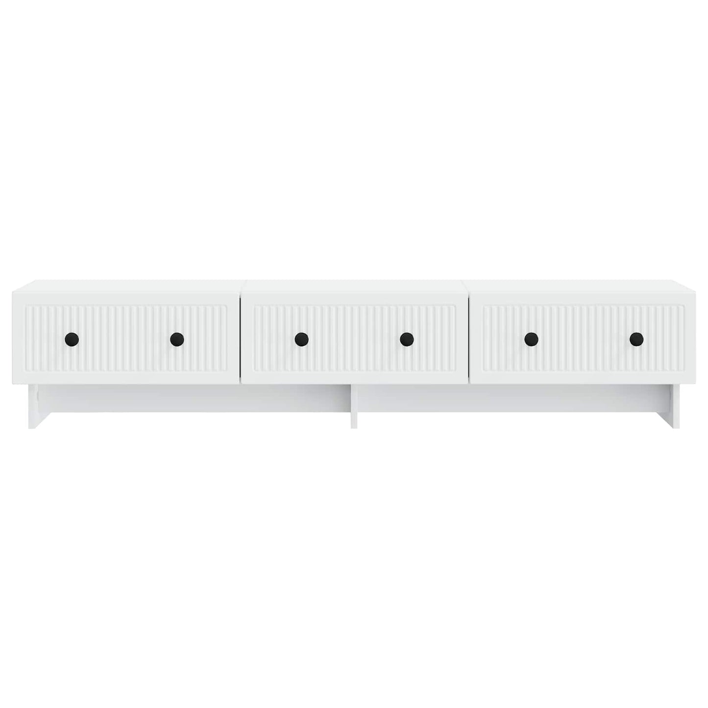 vidaXL TV Cabinet with Drawer White 147 x 34.5 x 30 cm Engineered Wood