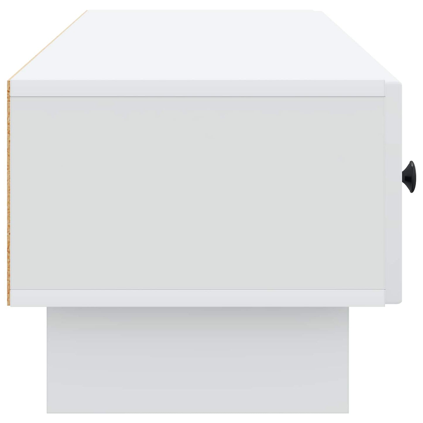 vidaXL TV Cabinet with Drawer White 147 x 34.5 x 30 cm Engineered Wood