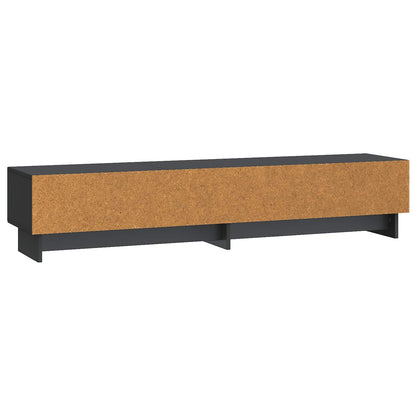 vidaXL TV Cabinet with Drawer Black 147 x 34.5 x 30 cm Engineered Wood