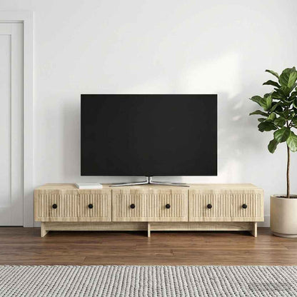 vidaXL TV Cabinet Sonoma Oak 147 x 34.5 x 30 cm Engineered Wood