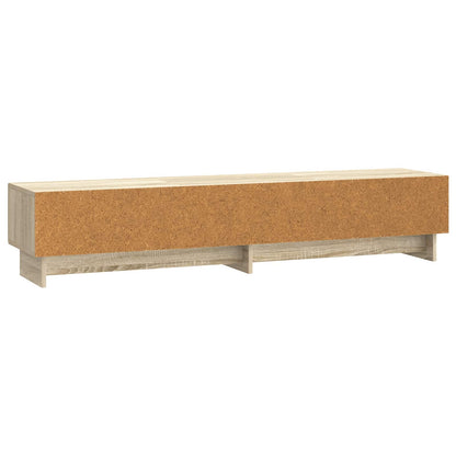 vidaXL TV Cabinet Sonoma Oak 147 x 34.5 x 30 cm Engineered Wood