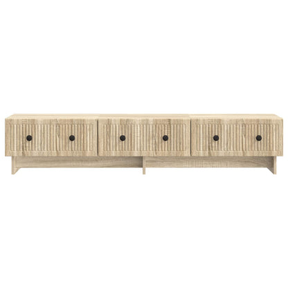 vidaXL TV Cabinet Sonoma Oak 147 x 34.5 x 30 cm Engineered Wood