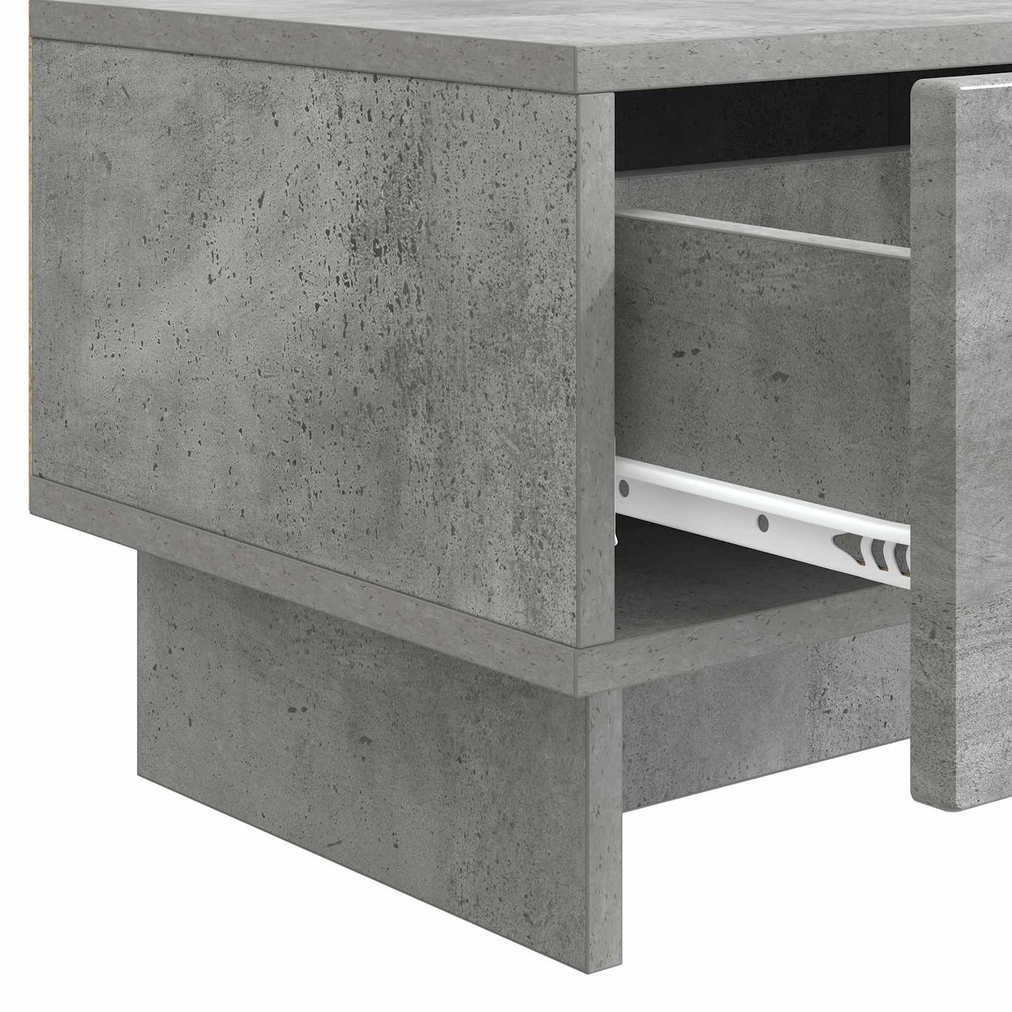 vidaXL TV Cabinet Concrete Grey 147 x 34.5 x 30 cm Engineered Wood