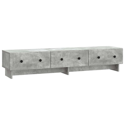 vidaXL TV Cabinet Concrete Grey 147 x 34.5 x 30 cm Engineered Wood