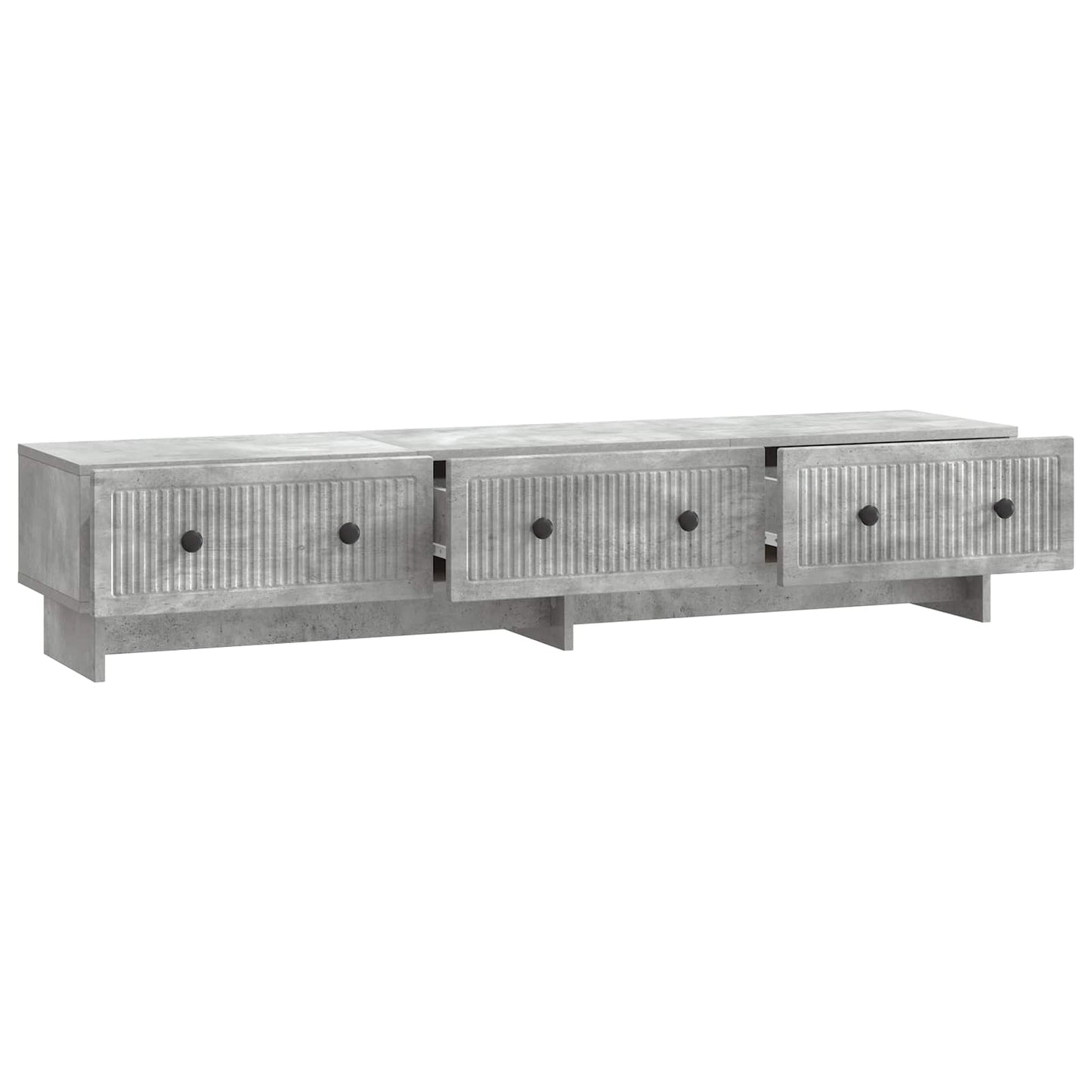 vidaXL TV Cabinet Concrete Grey 147 x 34.5 x 30 cm Engineered Wood