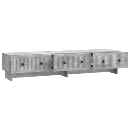 vidaXL TV Cabinet Concrete Grey 147 x 34.5 x 30 cm Engineered Wood