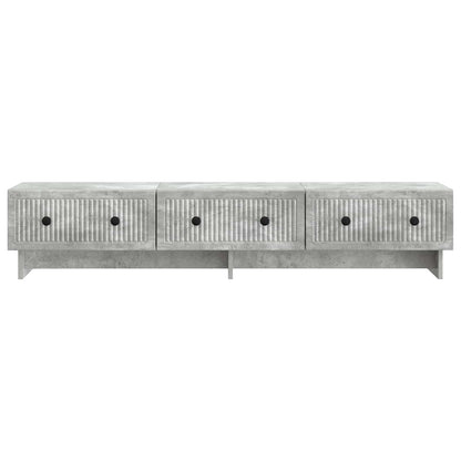 vidaXL TV Cabinet Concrete Grey 147 x 34.5 x 30 cm Engineered Wood