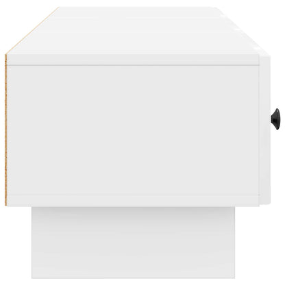 vidaXL TV Cabinet High Gloss White 147 x 34.5 x 30 cm Engineered Wood