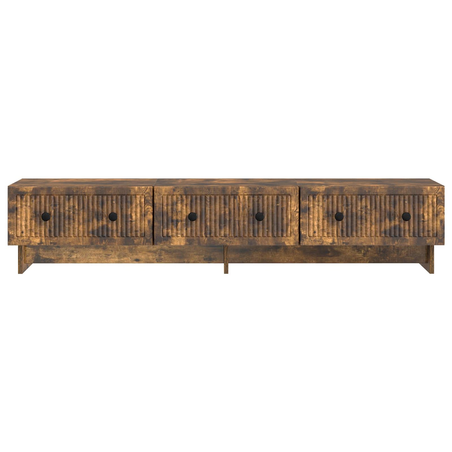 vidaXL TV Cabinet 147 x 34.5 x 30 cm Smoked Oak Engineered Wood