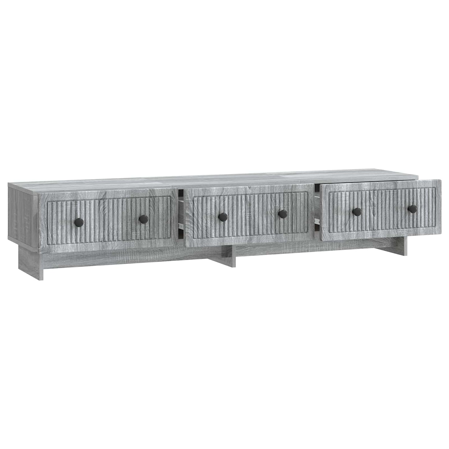 vidaXL TV Cabinet 147 x 34.5 x 30 cm Grey Sonoma Engineered Wood