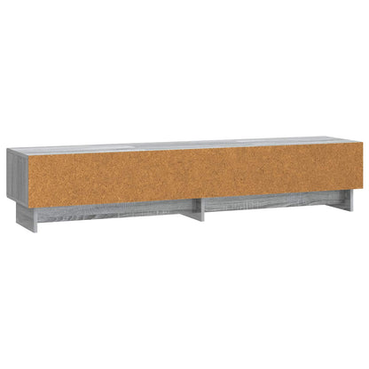 vidaXL TV Cabinet 147 x 34.5 x 30 cm Grey Sonoma Engineered Wood
