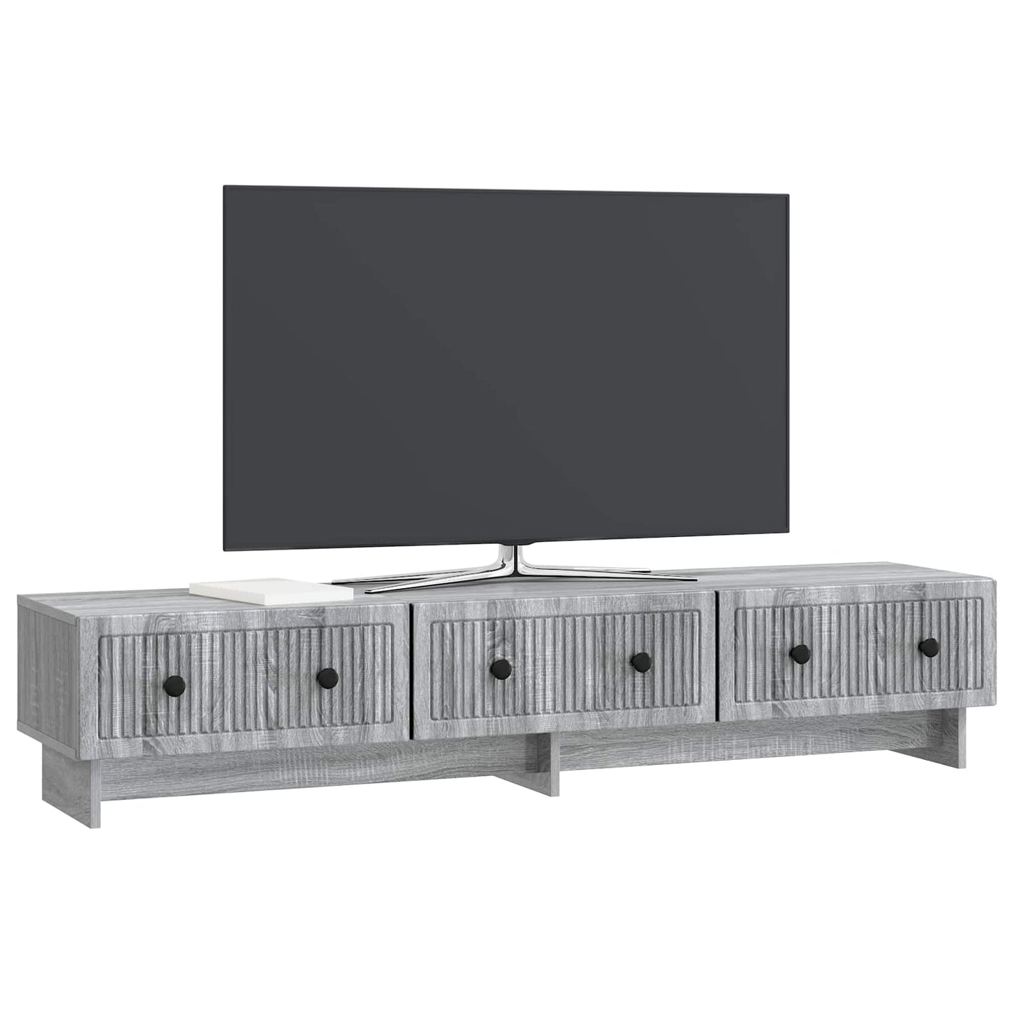 vidaXL TV Cabinet 147 x 34.5 x 30 cm Grey Sonoma Engineered Wood