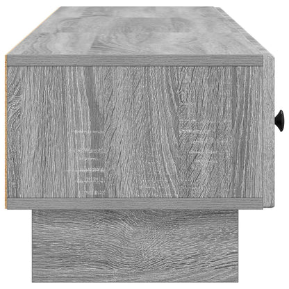 vidaXL TV Cabinet 147 x 34.5 x 30 cm Grey Sonoma Engineered Wood