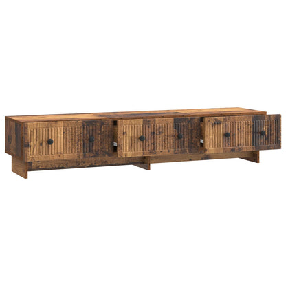 vidaXL TV Cabinet Old Wood 147 x 34.5 x 30 cm Engineered Wood