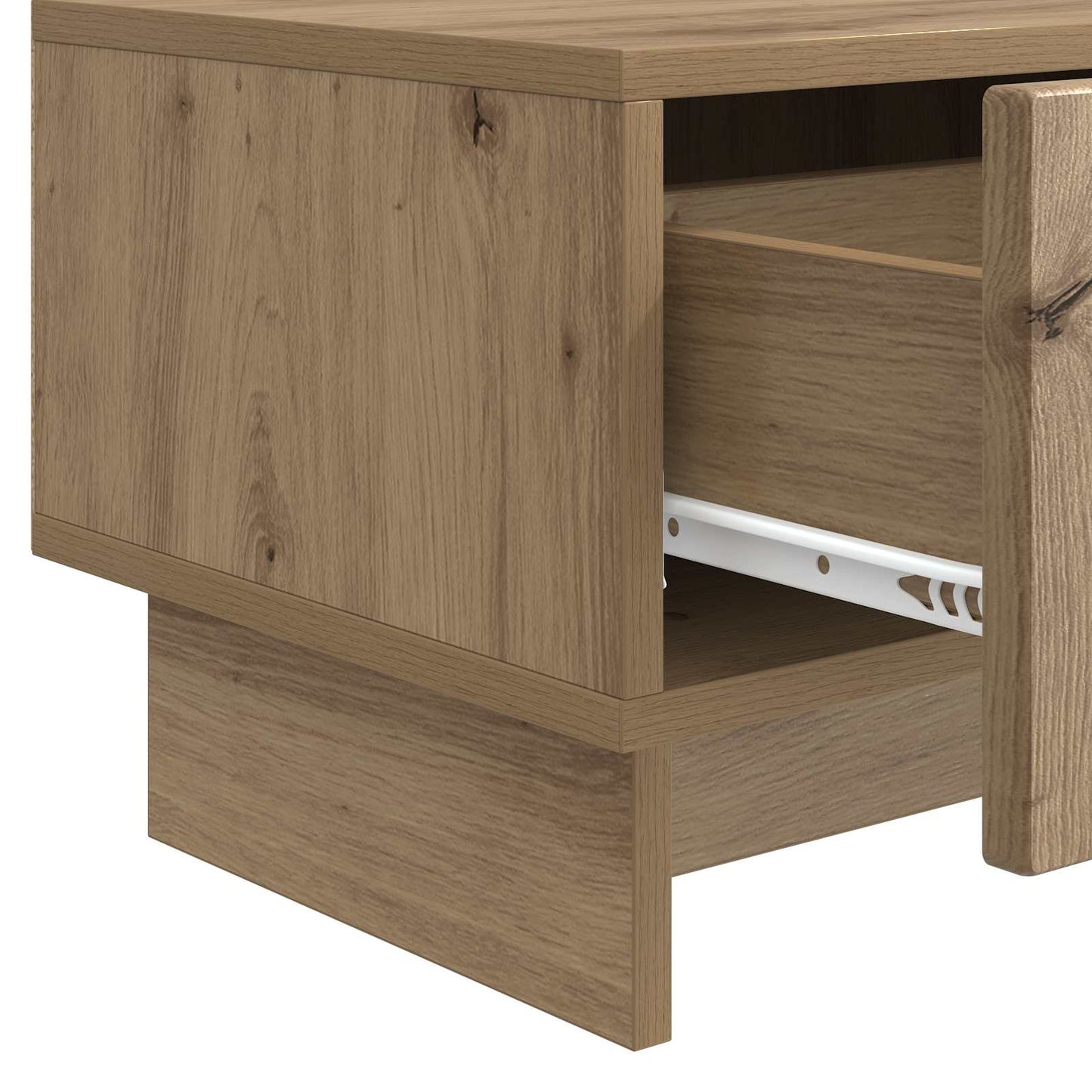vidaXL TV Cabinet Artisan Oak 147 x 34.5 x 30 cm Engineered Wood