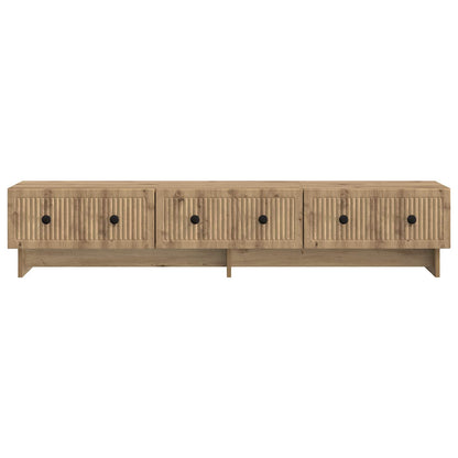 vidaXL TV Cabinet Artisan Oak 147 x 34.5 x 30 cm Engineered Wood
