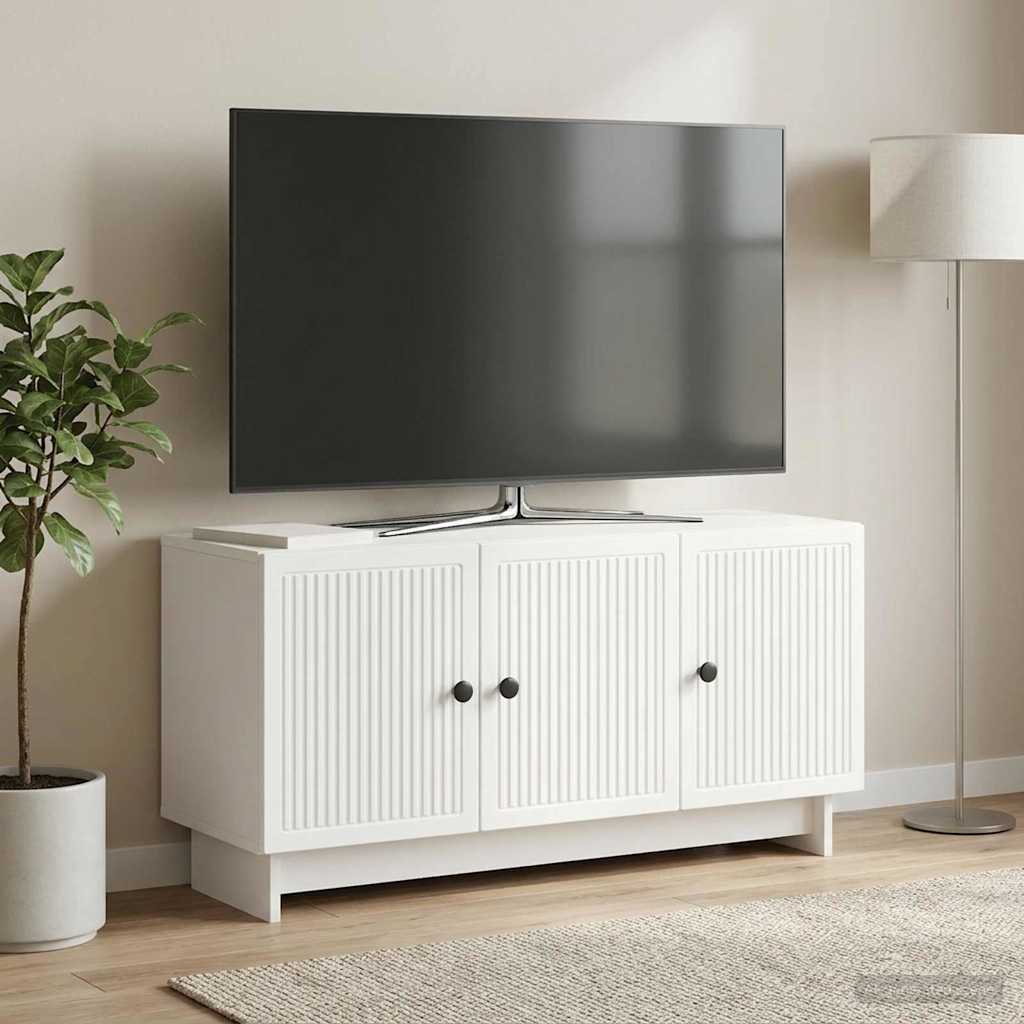 vidaXL TV Cabinet White 99 x 34.5 x 50 cm Engineered Wood