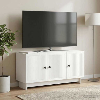 vidaXL TV Cabinet White 99 x 34.5 x 50 cm Engineered Wood