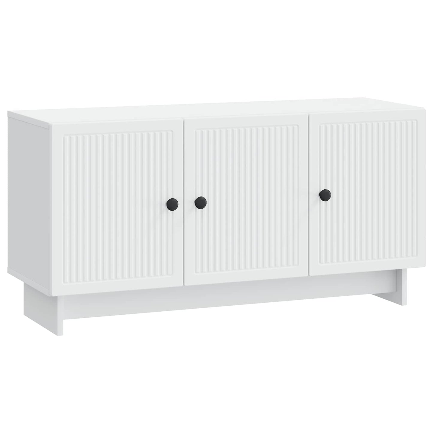 vidaXL TV Cabinet White 99 x 34.5 x 50 cm Engineered Wood