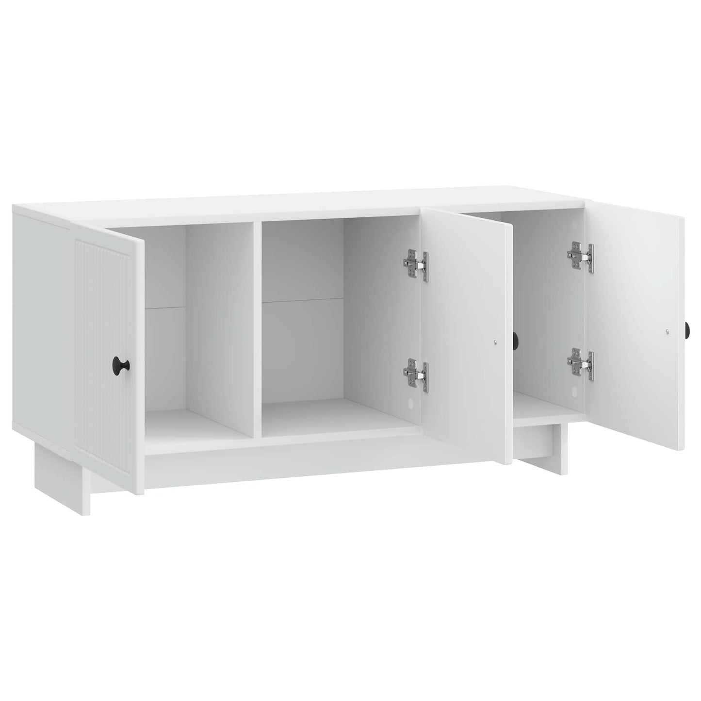 vidaXL TV Cabinet White 99 x 34.5 x 50 cm Engineered Wood