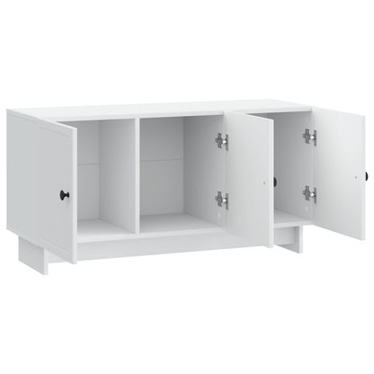 vidaXL TV Cabinet White 99 x 34.5 x 50 cm Engineered Wood