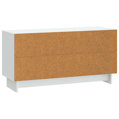 vidaXL TV Cabinet White 99 x 34.5 x 50 cm Engineered Wood