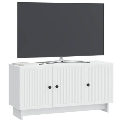 vidaXL TV Cabinet White 99 x 34.5 x 50 cm Engineered Wood
