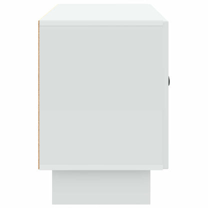 vidaXL TV Cabinet White 99 x 34.5 x 50 cm Engineered Wood