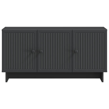 vidaXL TV Cabinet Black 99 x 34.5 x 50 cm Engineered Wood