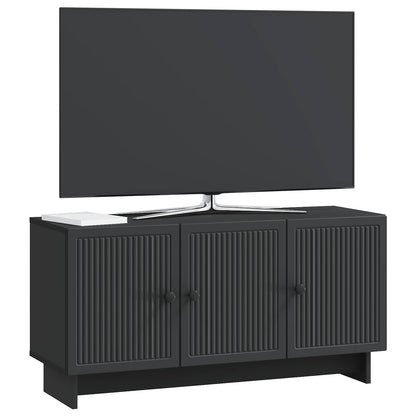vidaXL TV Cabinet Black 99 x 34.5 x 50 cm Engineered Wood