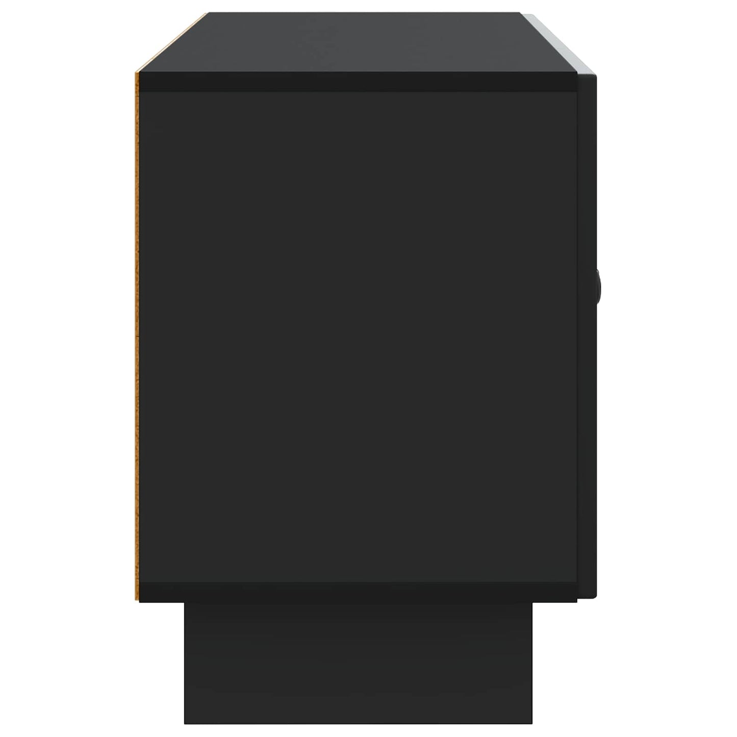 vidaXL TV Cabinet Black 99 x 34.5 x 50 cm Engineered Wood