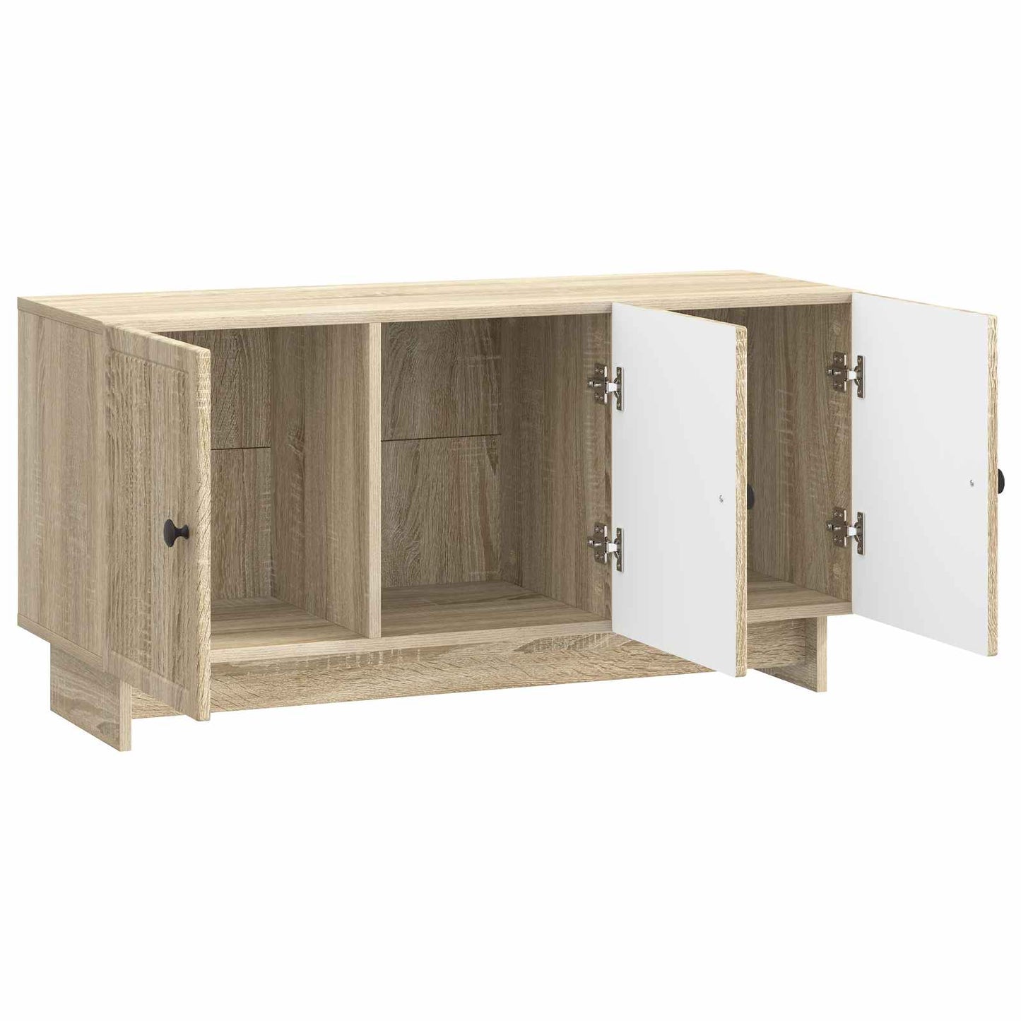 vidaXL TV Cabinet Sonoma Oak 99 x 34.5 x 50 cm Engineered Wood