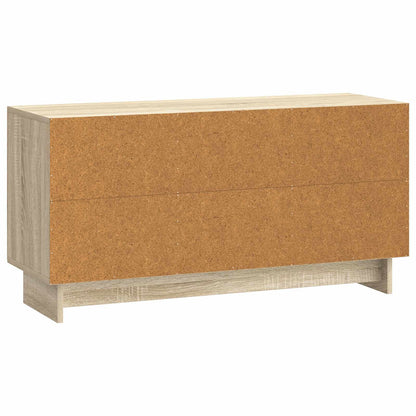 vidaXL TV Cabinet Sonoma Oak 99 x 34.5 x 50 cm Engineered Wood