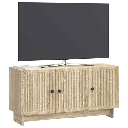 vidaXL TV Cabinet Sonoma Oak 99 x 34.5 x 50 cm Engineered Wood